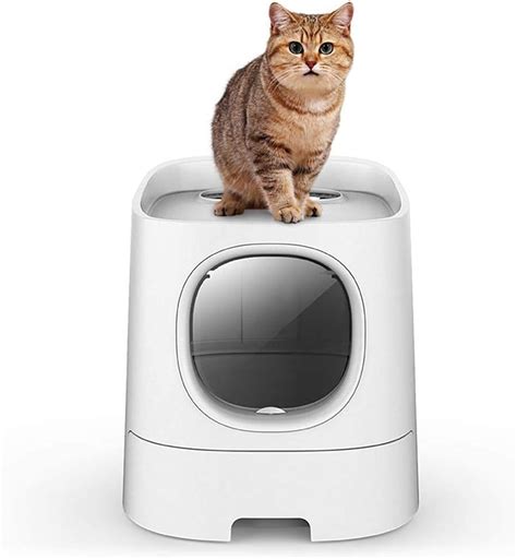 fully enclosed litter box